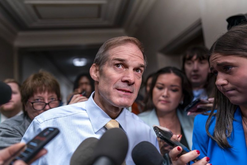 美国众议院共和党人13日提名众议院司法委员会主席吉姆·乔丹为议长候选人