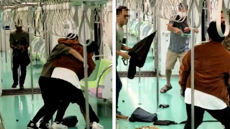 台中捷运绿线列车上有男子持水果刀伤人，致4人受伤