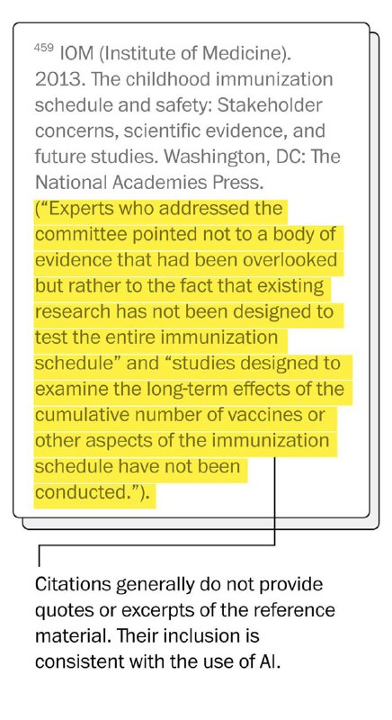 美国卫生与公共服务部的“让美国再次健康”报告有使用AI的迹象