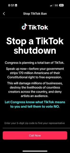 美国众议院能源和商务委员会7日以50票赞成、0票反对的结果一致通过了“保护美国人免受外国对手控制的应用程序侵害法案”